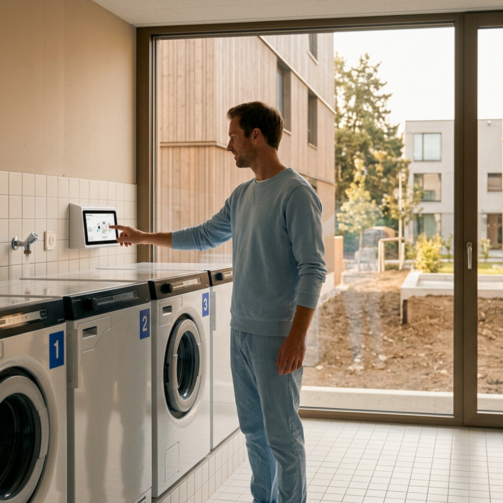SharemanWash le système de paiement buanderie collective dans les immeubles locatifs