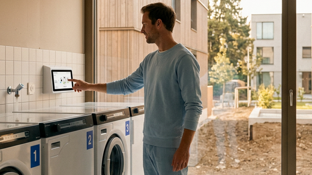 SharemanWash le système de paiement buanderie collective dans les immeubles locatifs