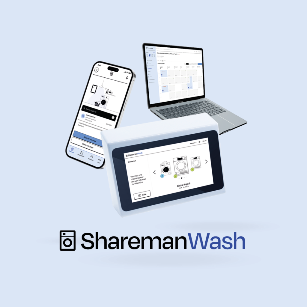 SharemanWash la solution de facturation et de gestion pour la buanderie collective dans les immeubles locatifs