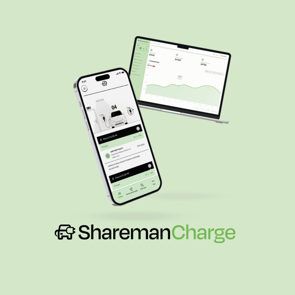 SharemanCharge la solution de facturation et de gestion de borne de recharge en immeuble et entreprise